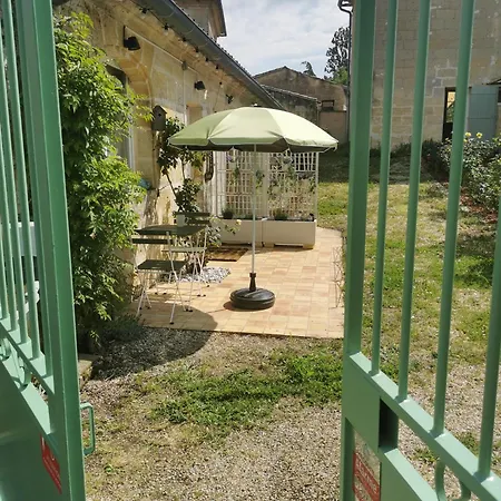 Сasa de vacaciones 5km Saint-émilion, Confortable Indépendant, Terrasse - 2 Personnes Sainte-Terre